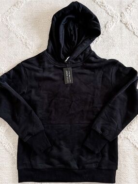 Little Bipsy Black Hooded Pullover Sweatshirt